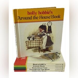 🍎 Holly Hobbie Books Set of 6 Vintage Hardcover 1978